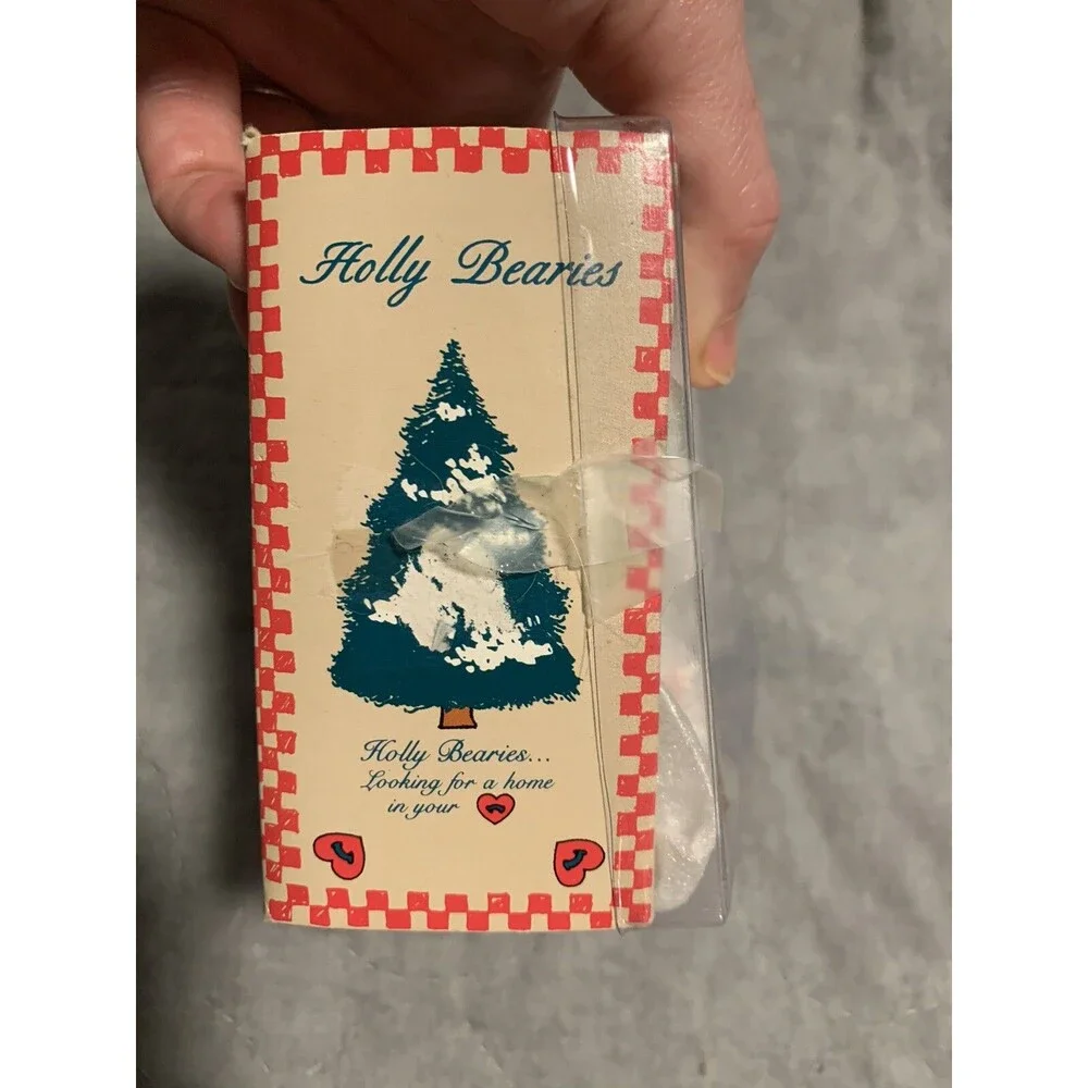 Vtg Ornament Merry Christmas Grandma & Grandpa Kurt S. Adler Rocking Chair Bear